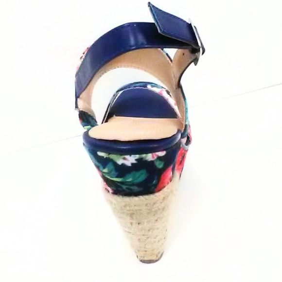 NEW! CUTE! ROYAL BLUE WEDGE HEEL! - Picture 8 of 8